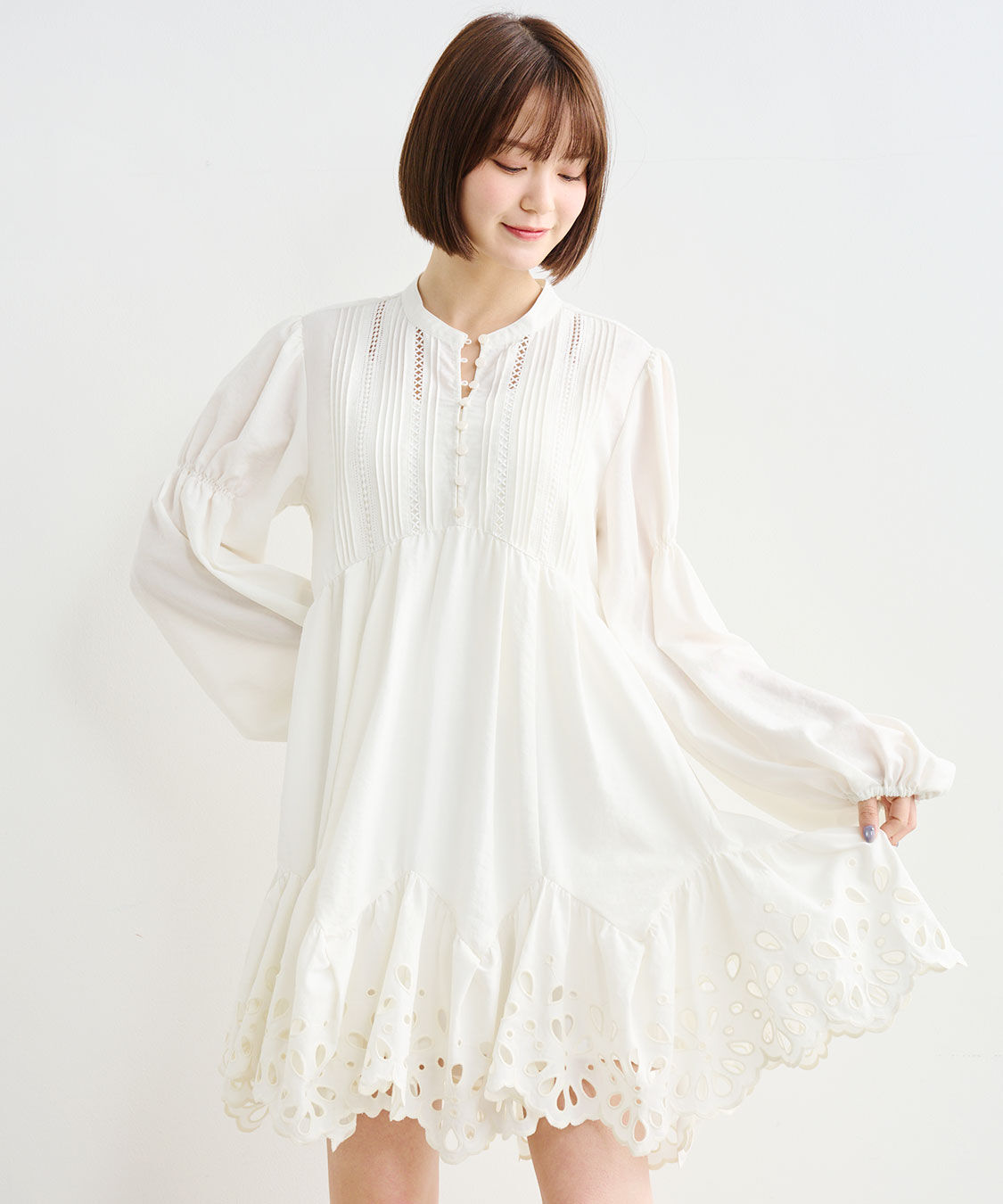 COCO DEAL「エンブロイダリーミニワンピース」|ワンピース|