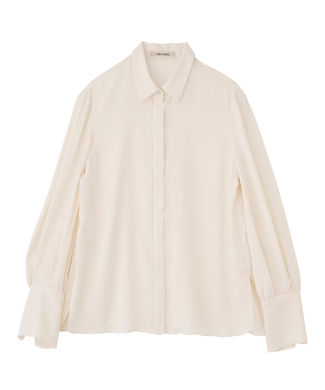 COCO DEAL「2WAYサテンシャツ」|シャツ・ブラウス|