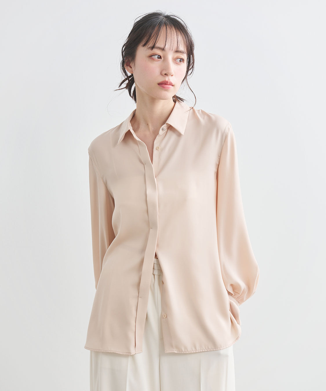 COCO DEAL「2WAYサテンシャツ」|シャツ・ブラウス|