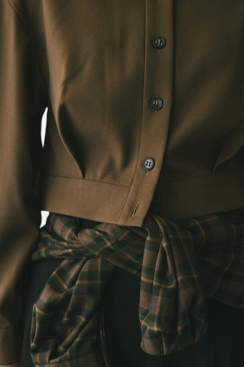 STYLEMIXER「メランジショートシャツ」|シャツ・ブラウス|