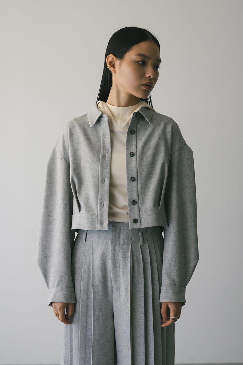 STYLEMIXER「メランジショートシャツ」|シャツ・ブラウス|