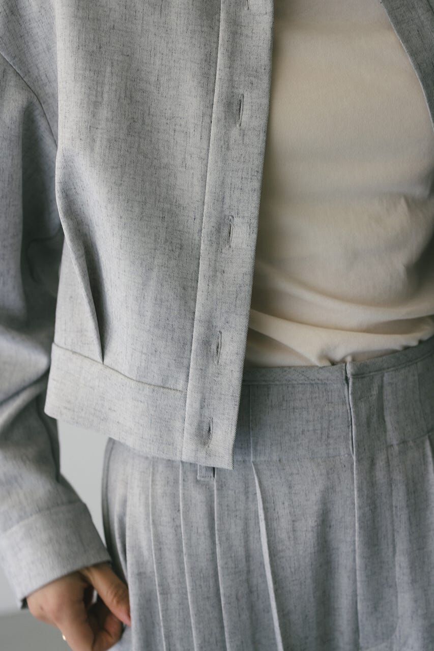 STYLEMIXER「メランジショートシャツ」|シャツ・ブラウス|