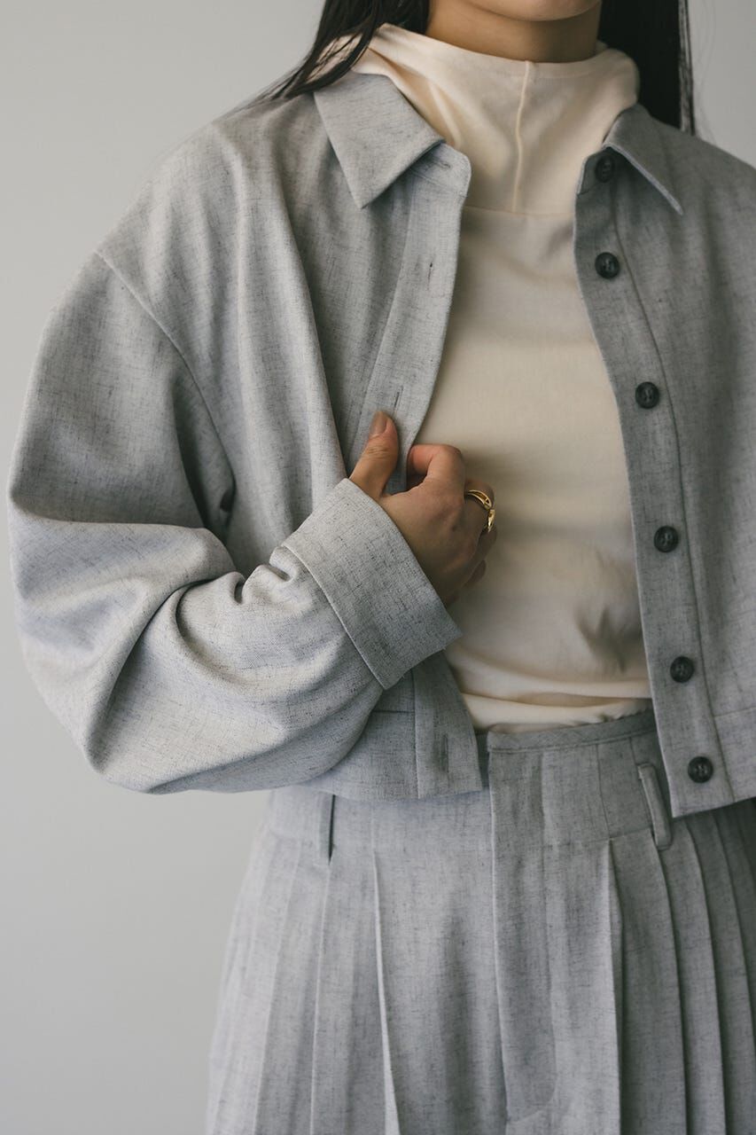 STYLEMIXER「メランジショートシャツ」|シャツ・ブラウス|