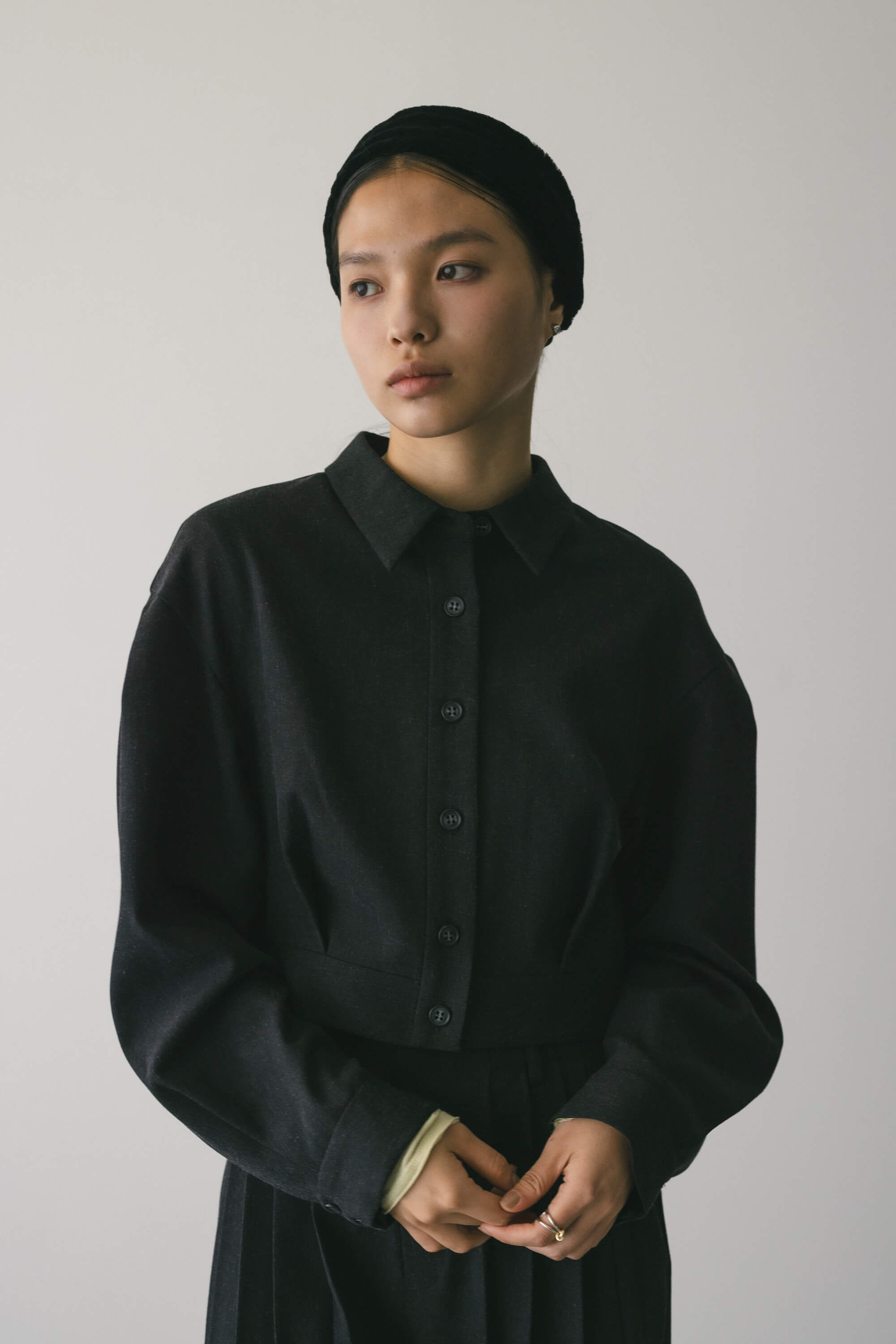 STYLEMIXER「メランジショートシャツ」|シャツ・ブラウス|