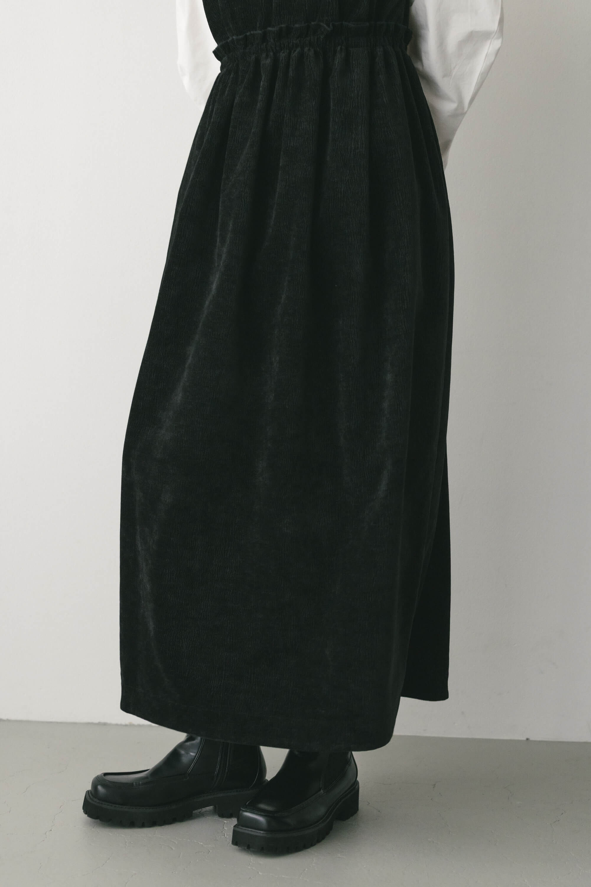 STYLEMIXER「2WAYベロアジャンパースカート」|ワンピース|