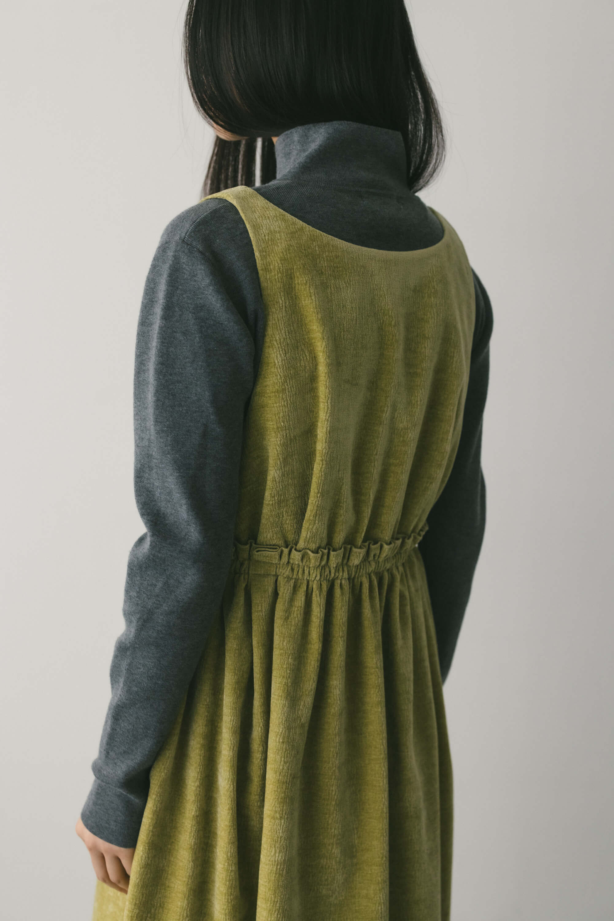 STYLEMIXER「2WAYベロアジャンパースカート」|ワンピース|