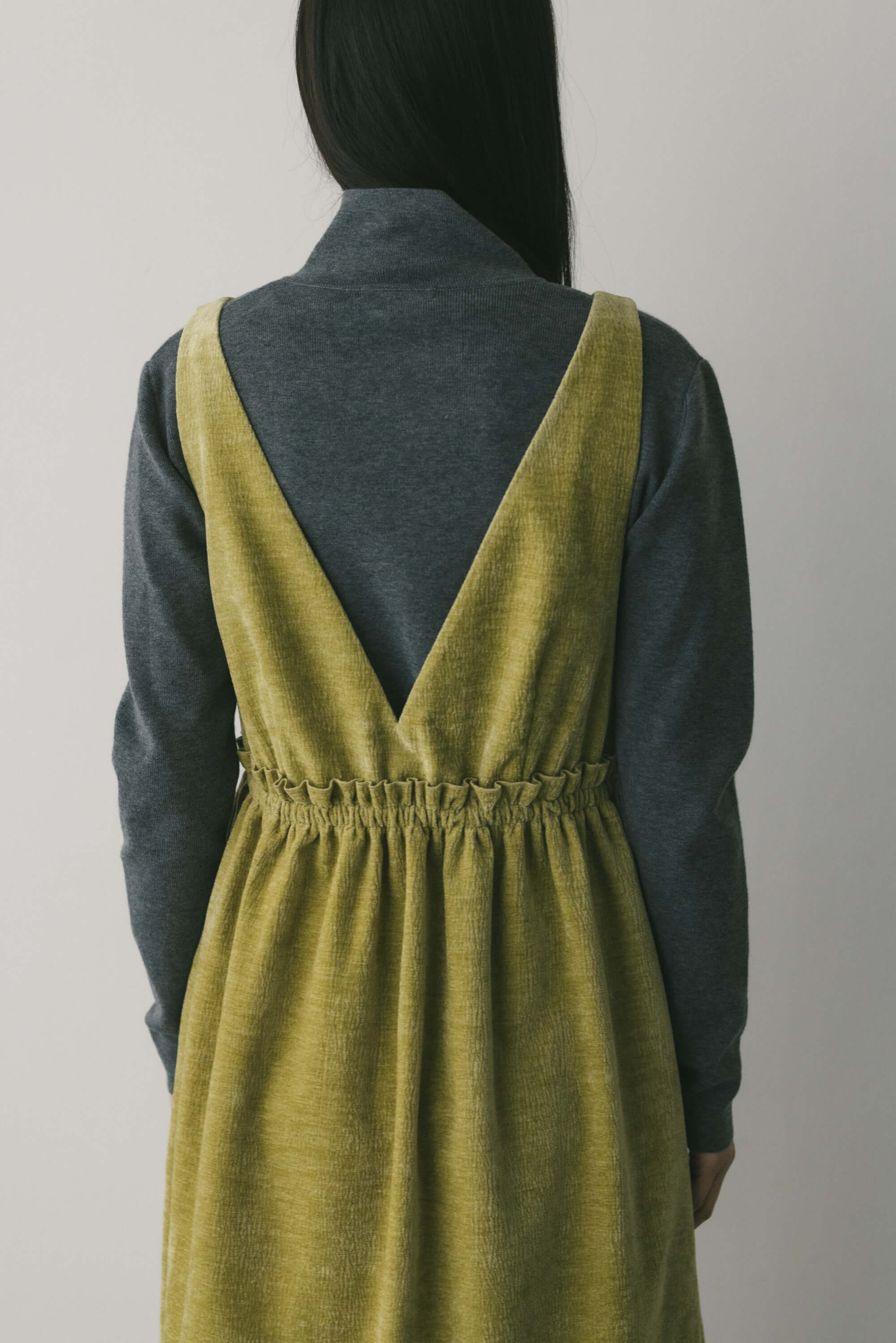 STYLEMIXER「2WAYベロアジャンパースカート」|ワンピース|