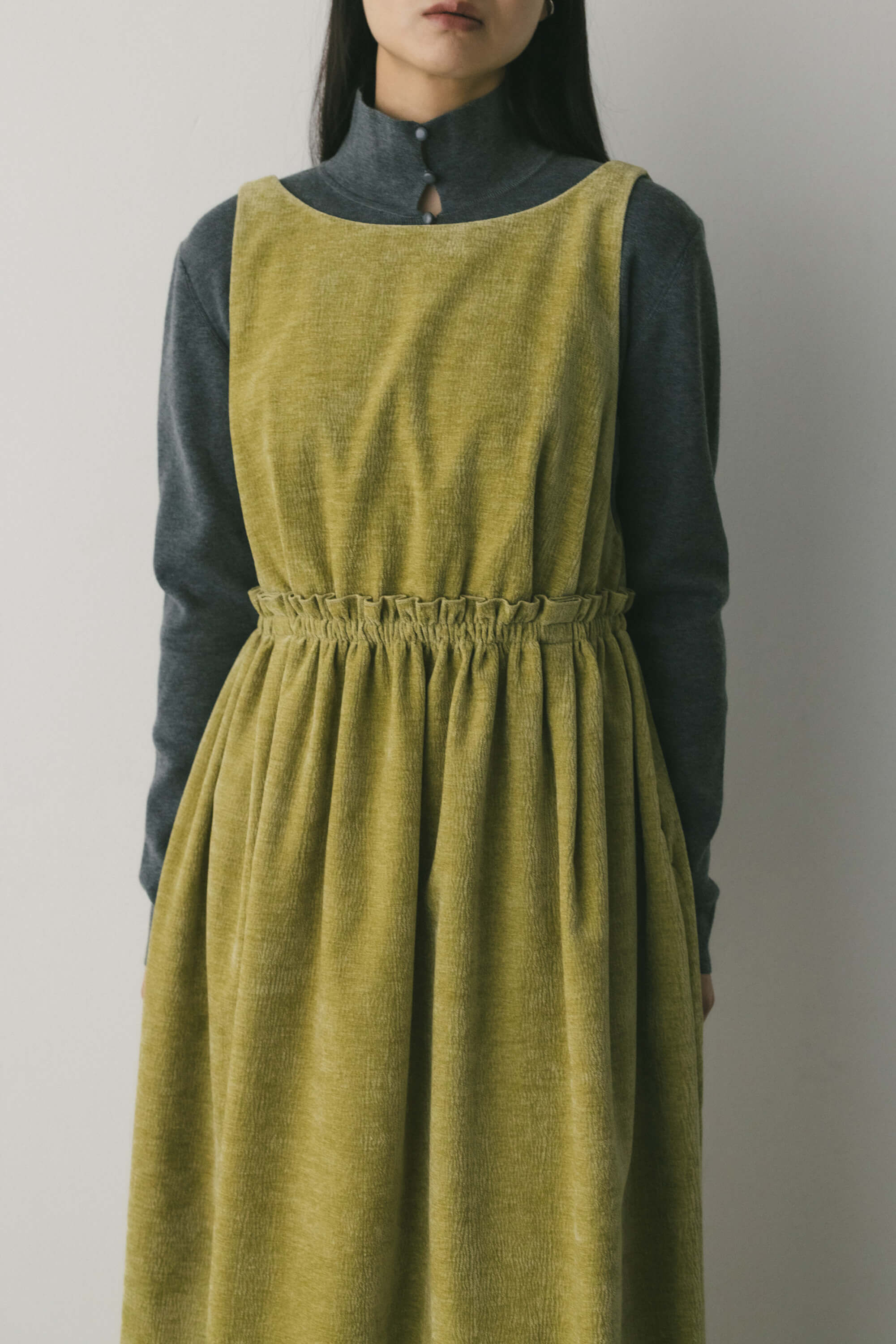 STYLEMIXER「2WAYベロアジャンパースカート」|ワンピース|