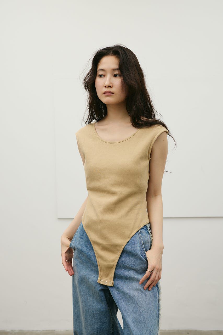 STYLEMIXER「バックオープンボディスーツ」|タンクトップ|