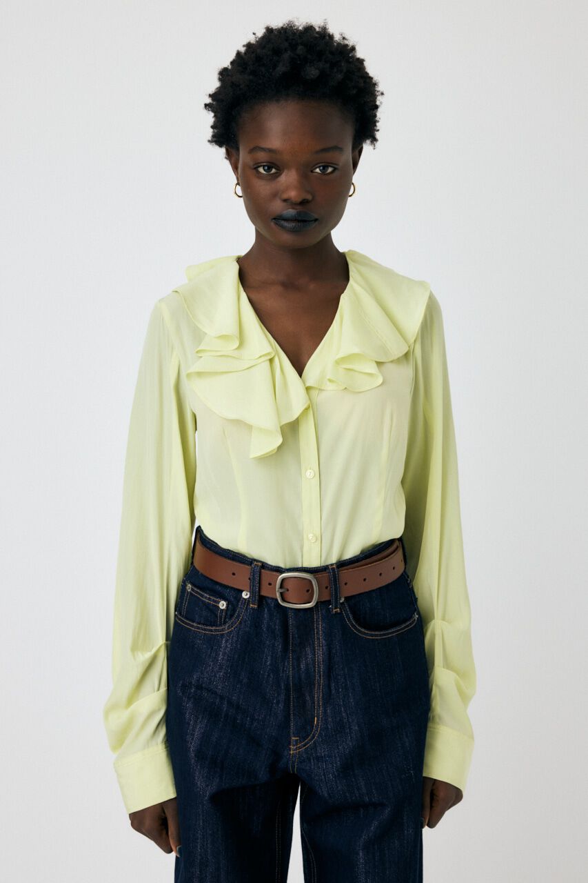 MOUSSY「RUFFLE ブラウス」|シャツ・ブラウス|