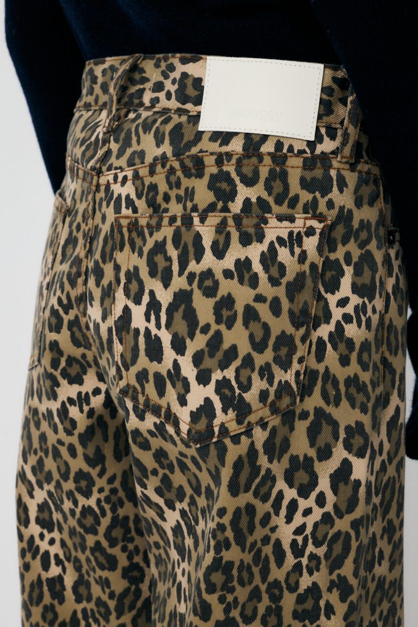 MOUSSY「LEO PRNTED WIDE ストレート」|デニム|
