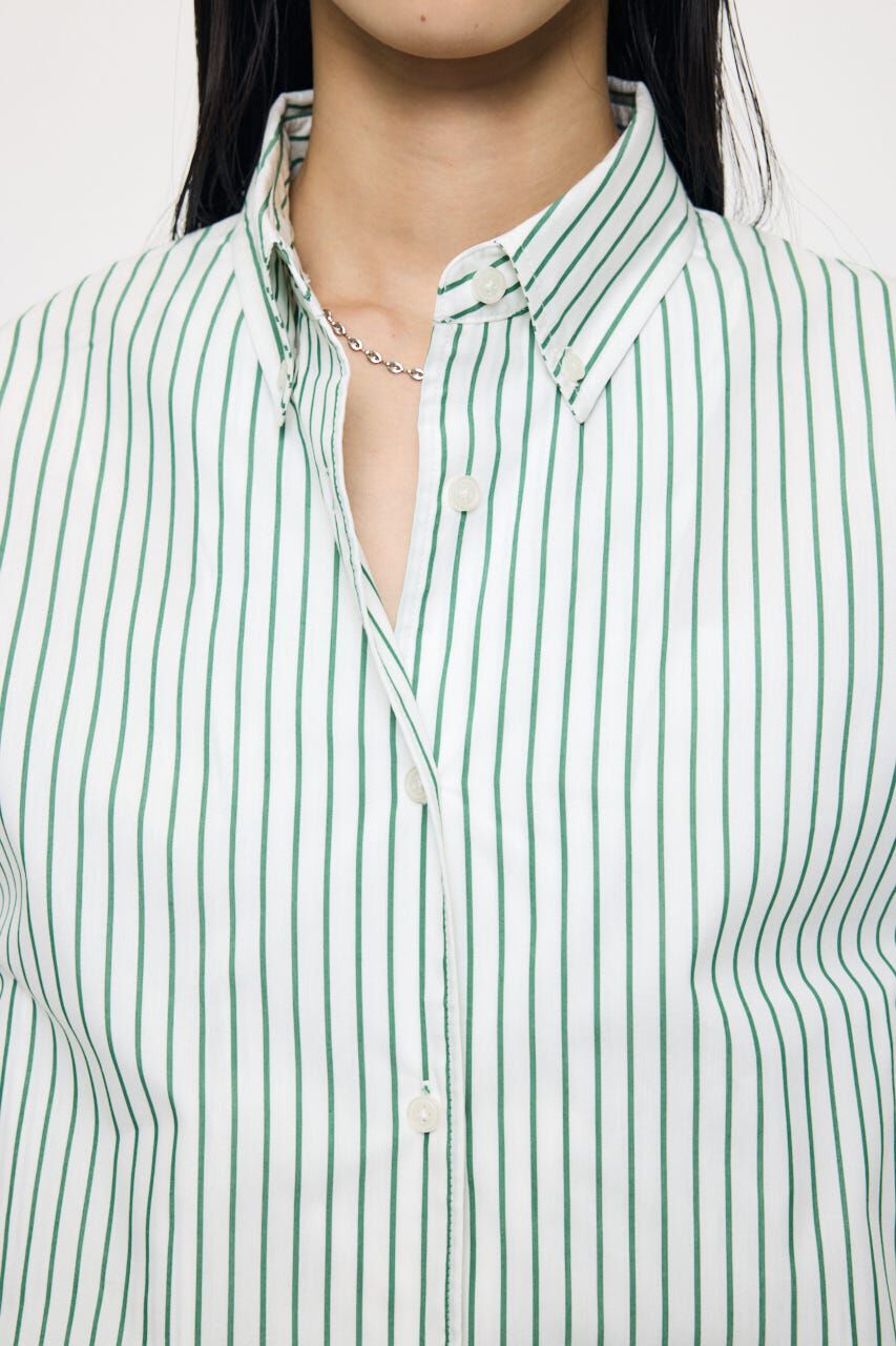 MOUSSY「BUTTON DOWN SHIRT ブルゾン」|シャツ・ブラウス|