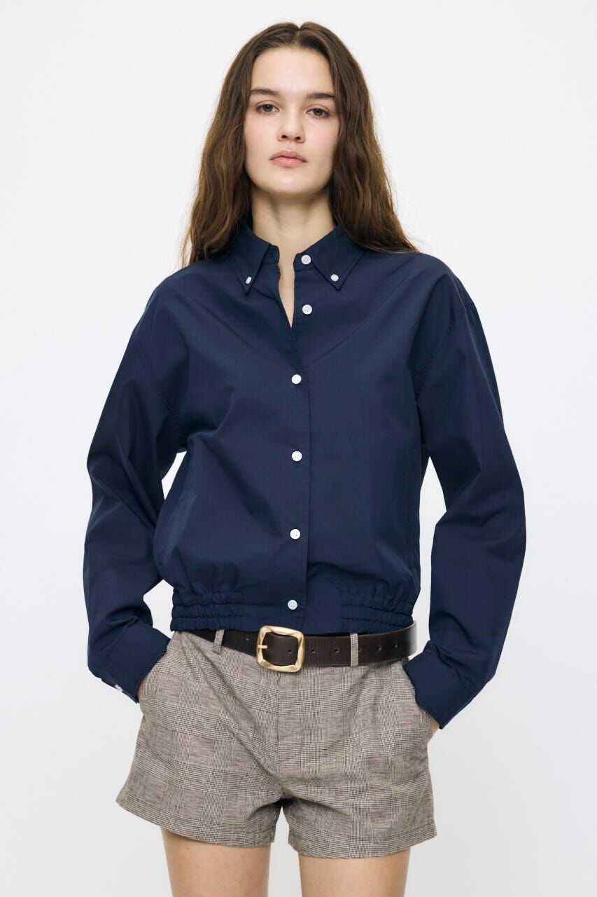 MOUSSY「BUTTON DOWN SHIRT ブルゾン」|シャツ・ブラウス|