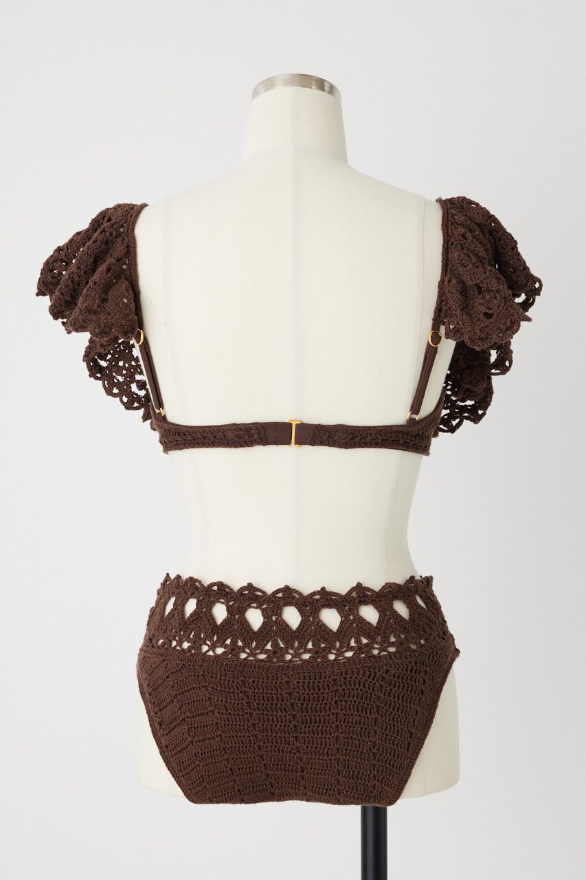 rienda「ショルダーフリルクロシェカップビキニ」|その他|