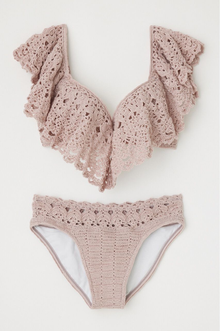 rienda「ショルダーフリルクロシェカップビキニ」|その他|