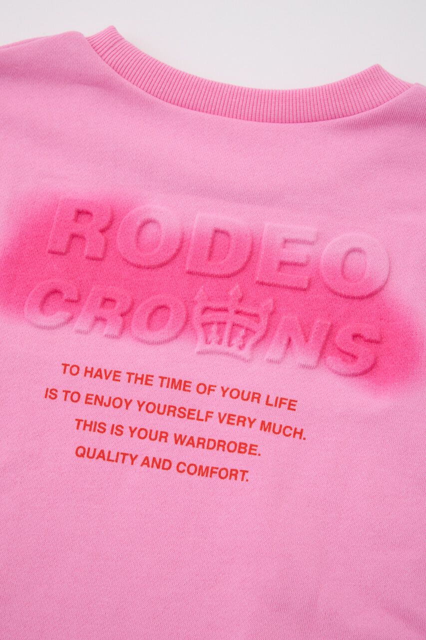 RODEO CROWNS「キッズ スプレー エンボス スウェット」|パーカー|
