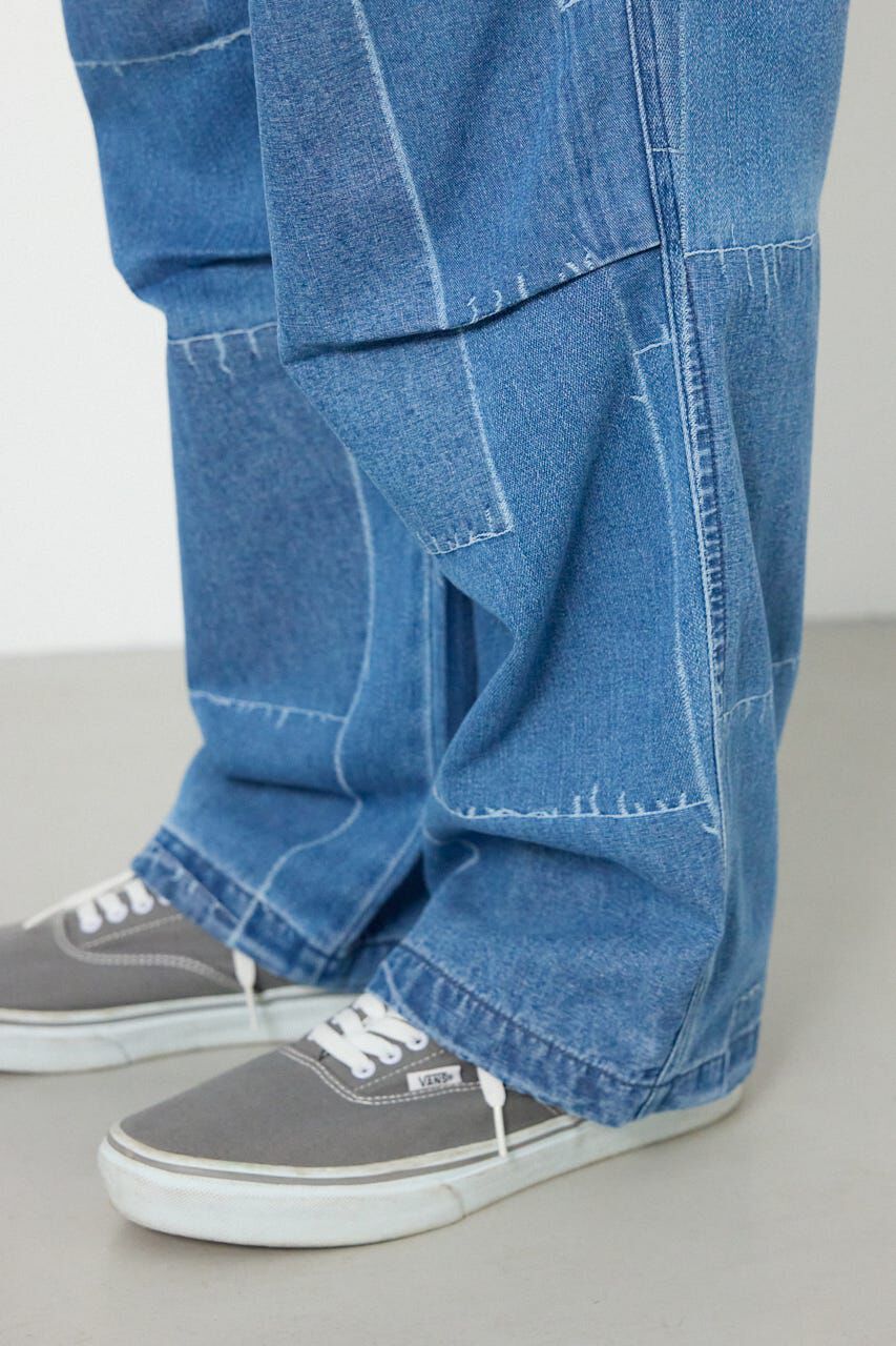 RODEO CROWNS「パッチパターンデニムパンツ」|デニム|