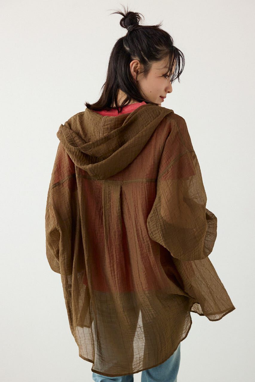 RODEO CROWNS「ワッシャーフーディーシャツ」|シャツ・ブラウス|