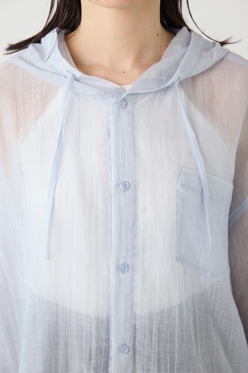 RODEO CROWNS「ワッシャーフーディーシャツ」|シャツ・ブラウス|