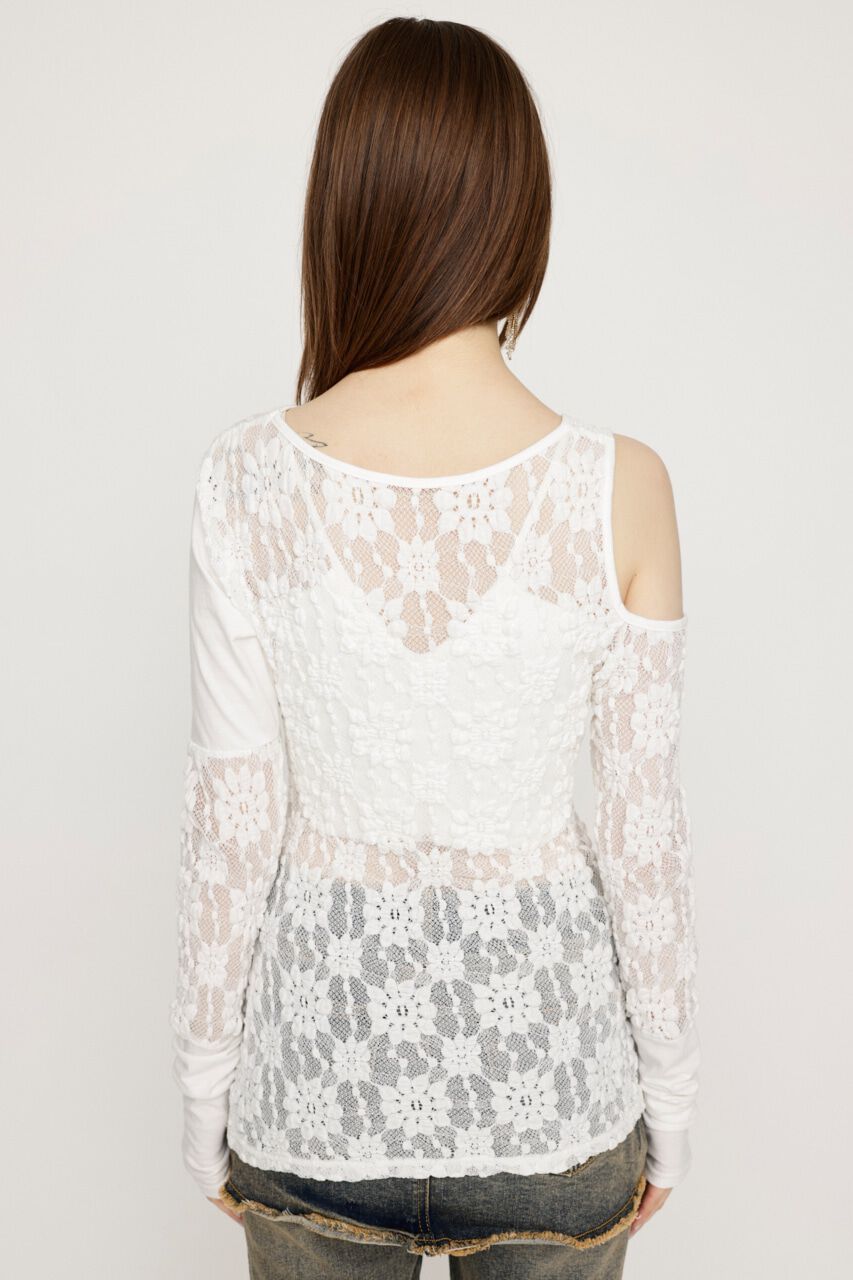 SLY「HOLE LACE トップス」|Tシャツ・カットソー|
