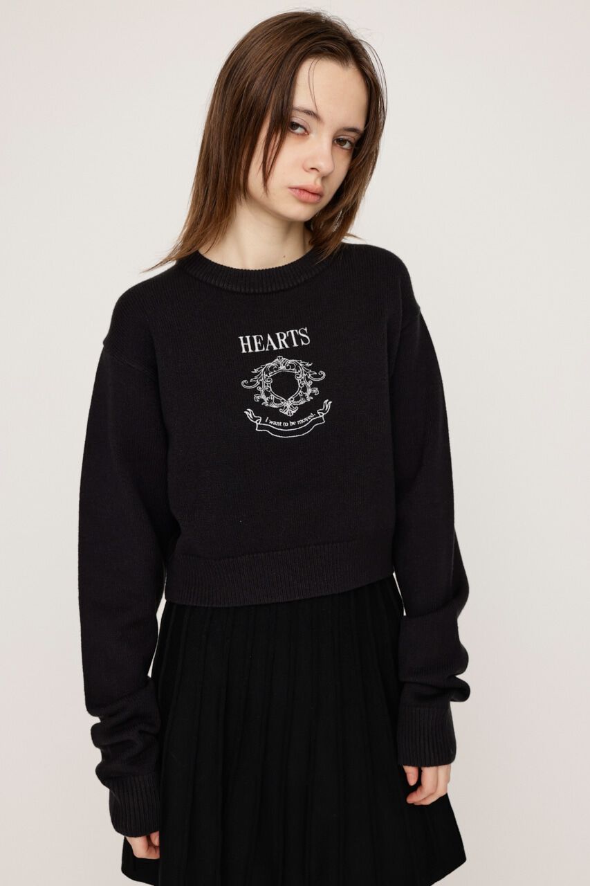 SLY「MOTIF LOGO KNIT トップス」|ニット・セーター|