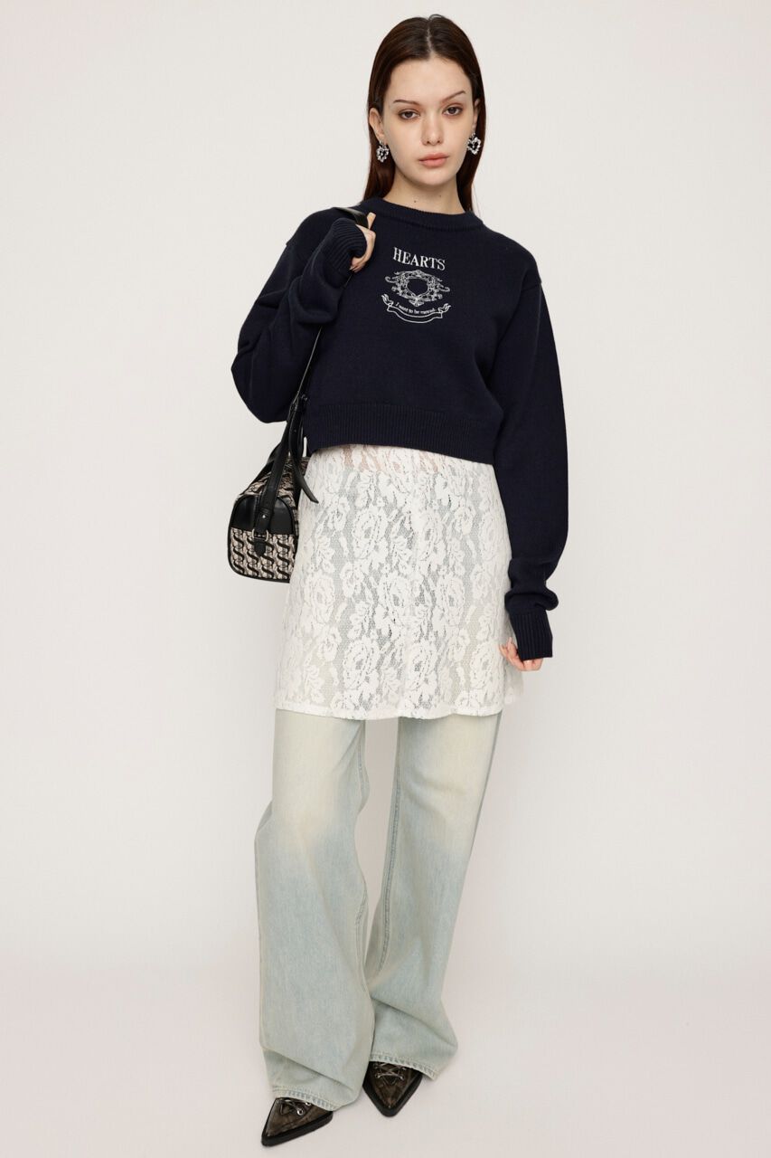 SLY「MOTIF LOGO KNIT トップス」|ニット・セーター|