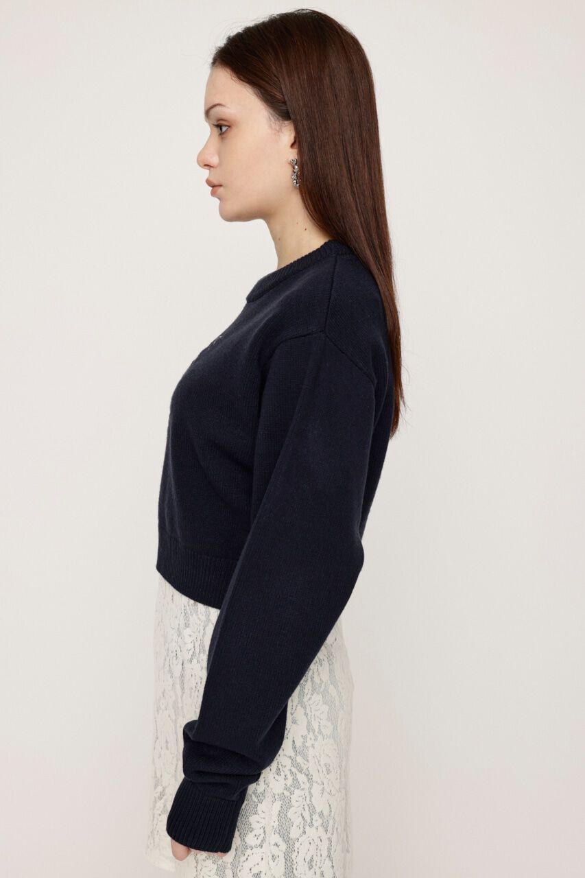 SLY「MOTIF LOGO KNIT トップス」|ニット・セーター|