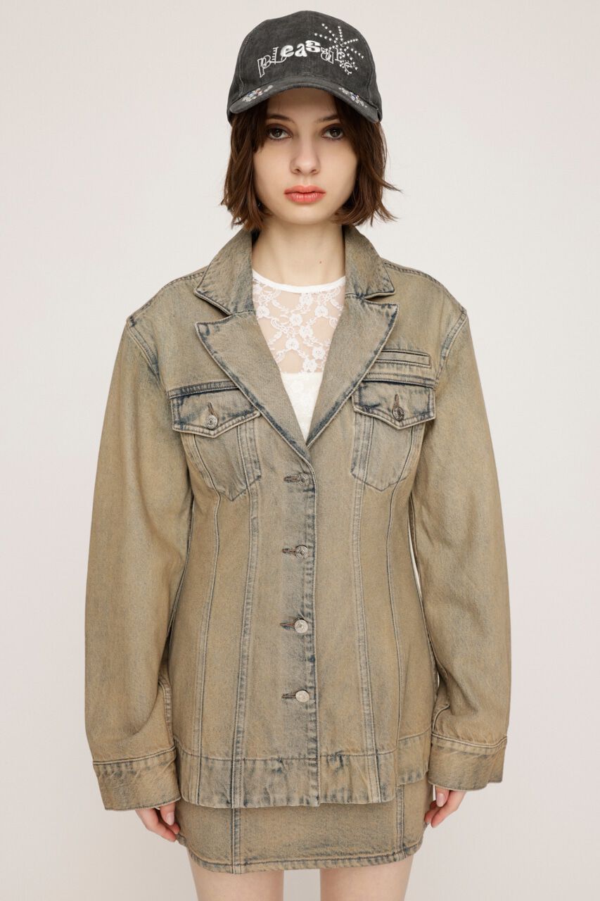 SLY「IAN TAILOR SHAPED DENIM JK-BC」|デニムジャケット|