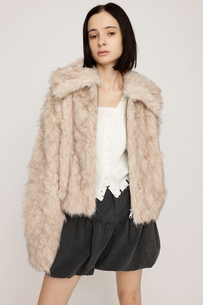 SLY「BIG COLLAR FUR S／コート」|その他|