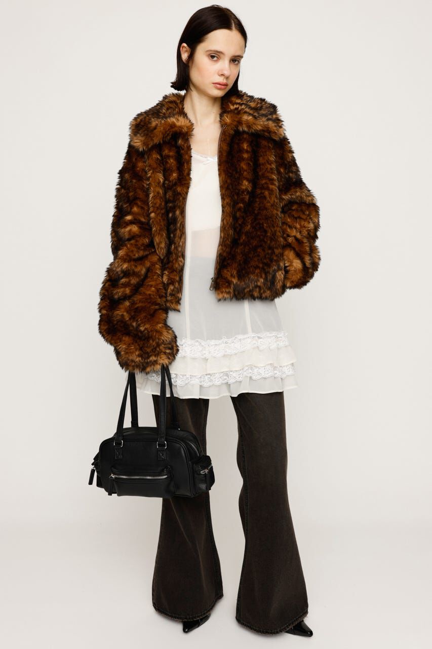 SLY「BIG COLLAR FUR S／コート」|その他|