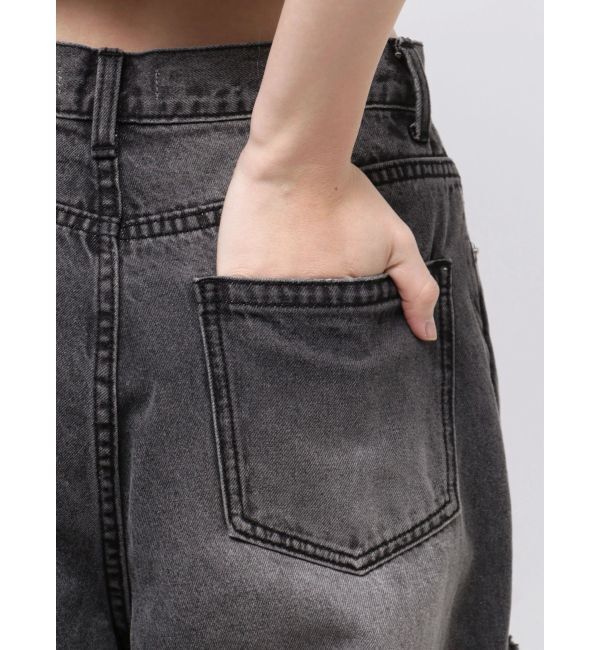 CALNAMUR「2WAY RIBBON DETAILS DENIM/2WAY リボンディティールデニム」|デニム|