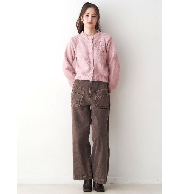 CALNAMUR「サイドラインデニムパンツ」|デニム|