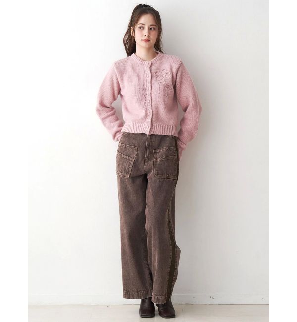 CALNAMUR「サイドラインデニムパンツ」|デニム|