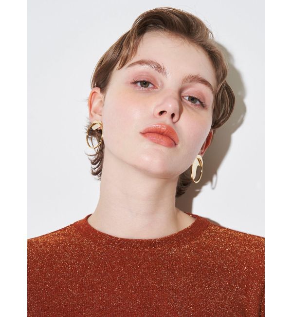 ELENDEEK「CIRCLE 2WAY PIERCE」|ピアス|