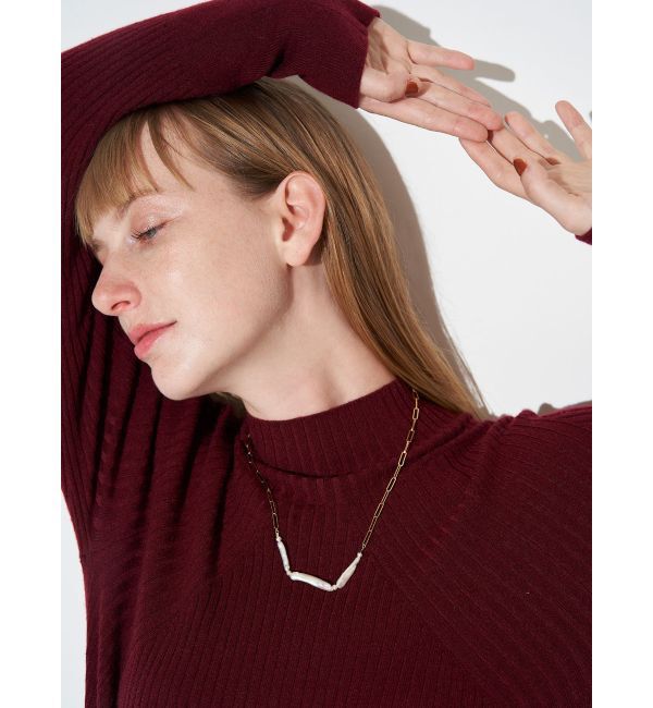 ELENDEEK「STICK PEARL NECKLACE」|ネックレス|