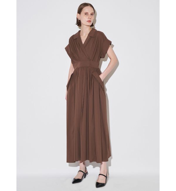 ELENDEEK「W COLLAR SHIRT OP」|ワンピース|