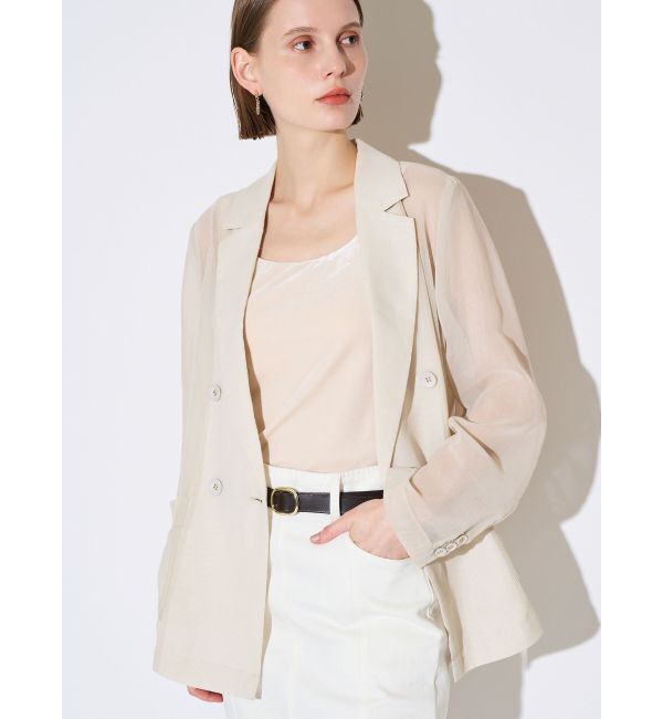 ELENDEEK「SHEER JK」|テーラードジャケット|
