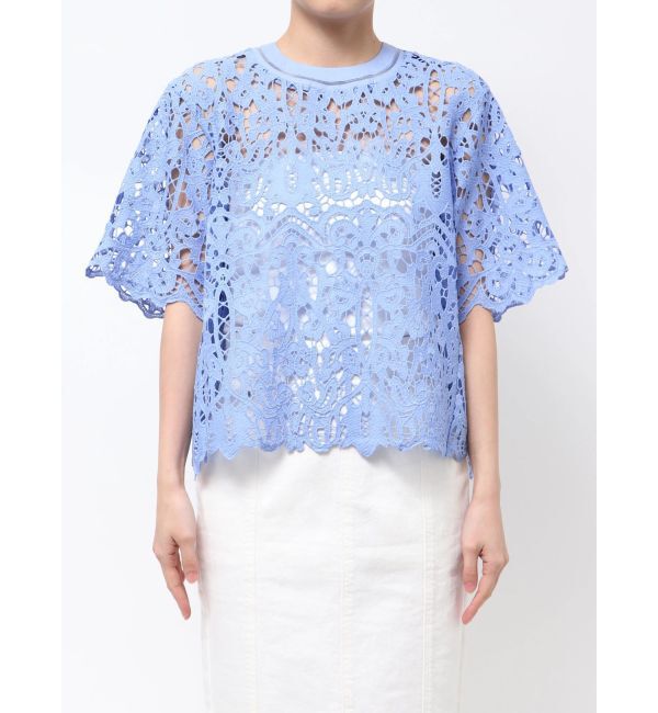 ELENDEEK「LACE T-BL」|シャツ・ブラウス|