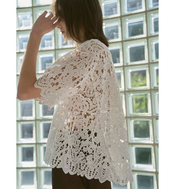 ELENDEEK「LACE T-BL」|シャツ・ブラウス|