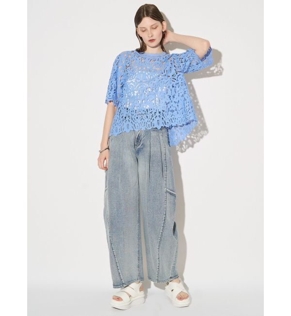 ELENDEEK「LACE T-BL」|シャツ・ブラウス|