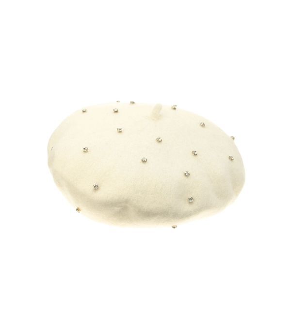 RESEXXY「ビジューポイントベレー帽」|ハンチング・ベレー帽|