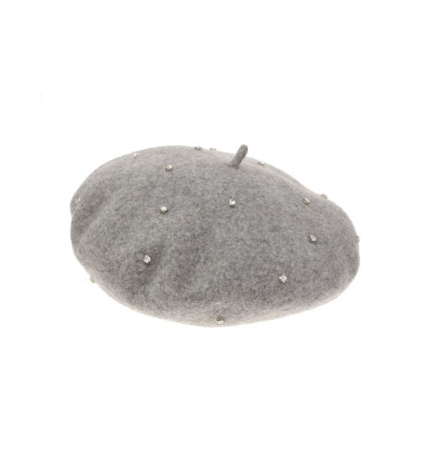 RESEXXY「ビジューポイントベレー帽」|ハンチング・ベレー帽|