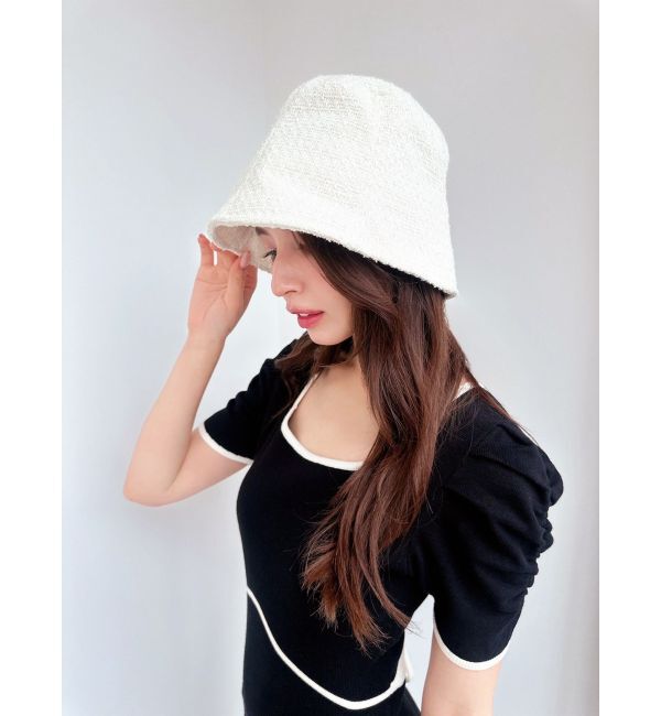 RESEXXY「ツイードバケットハット」|ハット|