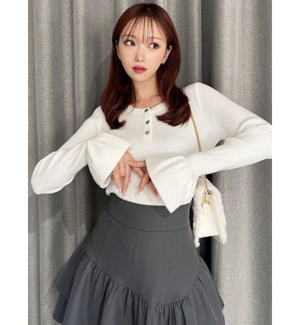 RESEXXY「ヘンリーネックニットトップス」|ニット・セーター|