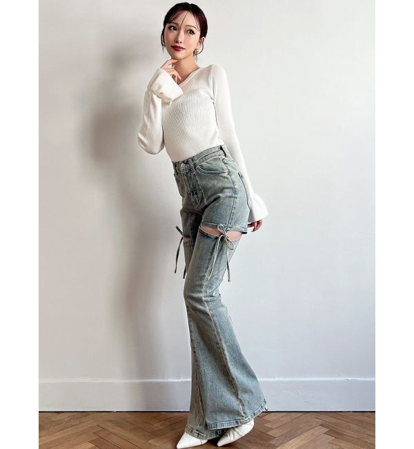 RESEXXY「ヘンリーネックニットトップス」|ニット・セーター|