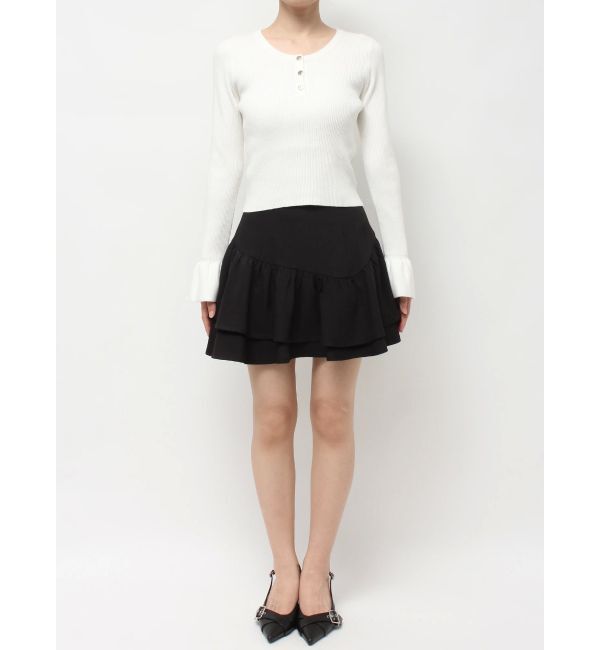 RESEXXY「ヘンリーネックニットトップス」|ニット・セーター|