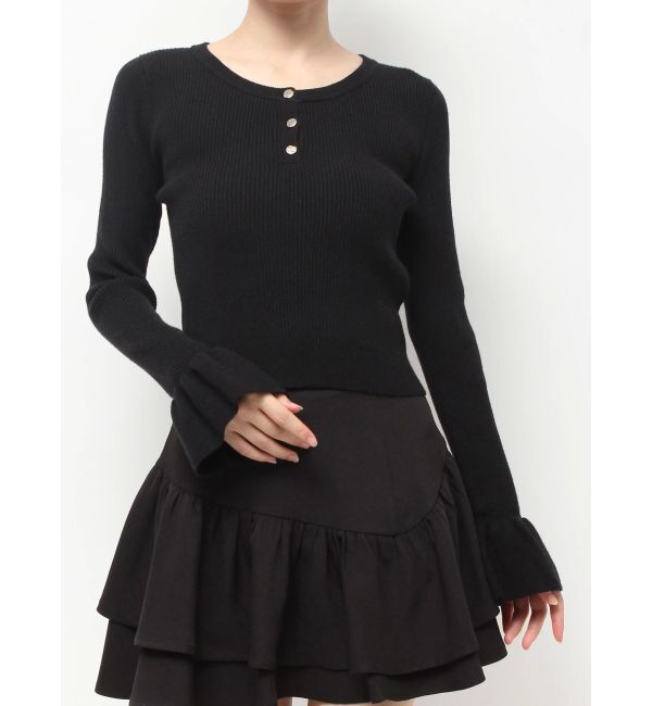 RESEXXY「ヘンリーネックニットトップス」|ニット・セーター|