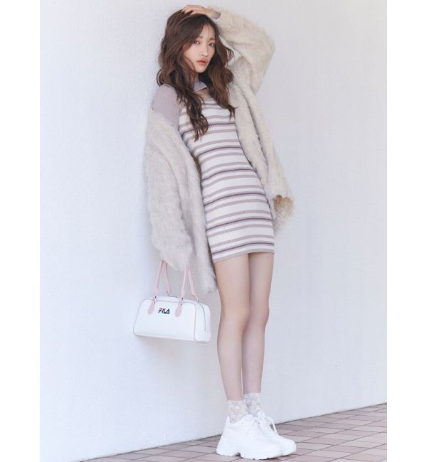 RESEXXY「【FILA】フーディミニニットワンピース」|ワンピース|