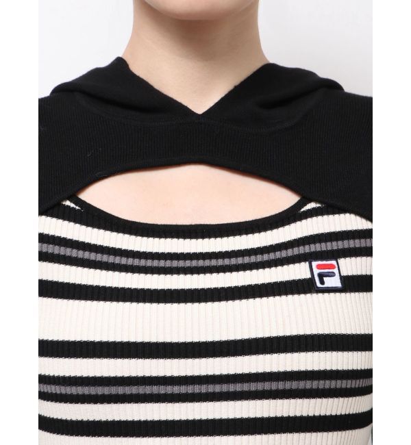 RESEXXY「【FILA】フーディミニニットワンピース」|ワンピース|