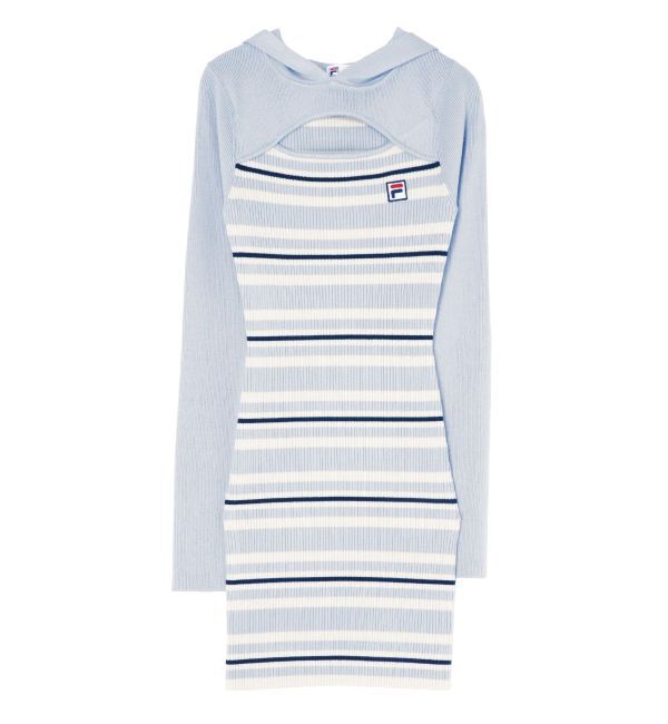 RESEXXY「【FILA】フーディミニニットワンピース」|ワンピース|